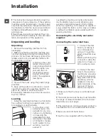 Preview for 2 page of Indesit XWA 71283 Instructions For Use Manual