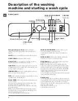 Preview for 6 page of Indesit XWA 71283 Instructions For Use Manual