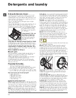 Preview for 10 page of Indesit XWA 71283 Instructions For Use Manual