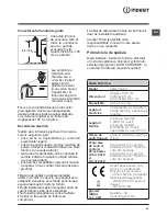 Preview for 39 page of Indesit XWA 71283 Instructions For Use Manual