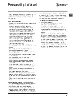 Preview for 41 page of Indesit XWA 71283 Instructions For Use Manual