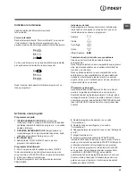 Preview for 43 page of Indesit XWA 71283 Instructions For Use Manual