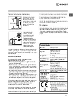 Preview for 63 page of Indesit XWA 81283 Instructions For Use Manual