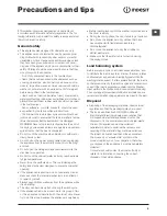 Preview for 5 page of Indesit XWDA 751480 Instructions For Use Manual