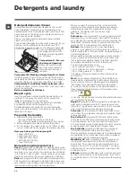 Preview for 10 page of Indesit XWDA 751480 Instructions For Use Manual