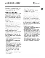 Preview for 53 page of Indesit XWDA 751480 Instructions For Use Manual