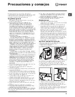 Preview for 33 page of Indesit XWDE 1071481 Instructions For Use Manual