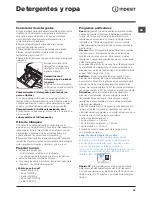 Preview for 39 page of Indesit XWDE 1071481 Instructions For Use Manual