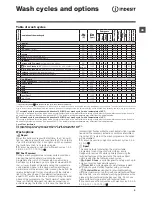 Предварительный просмотр 9 страницы Indesit XWE 61452 Instructions For Use Manual