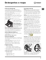 Предварительный просмотр 39 страницы Indesit XWE 81283 Instructions For Use Manual