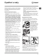 Предварительный просмотр 47 страницы Indesit XWE 81283 Instructions For Use Manual