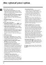 Preview for 36 page of Indesit XWSNE 61253 Instructions For Use Manual