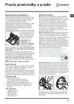 Preview for 39 page of Indesit XWSNE 61253 Instructions For Use Manual