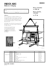 Предварительный просмотр 15 страницы Index ABC Operating Instructions Manual