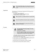 Preview for 59 page of Index B400 Operating Instructions And Maintenance Instructions