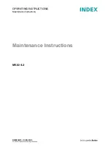 Index MS16-6 Operating Instructions Manual preview