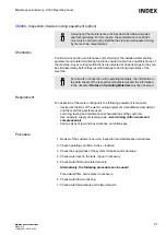 Preview for 61 page of Index MS16-6 Operating Instructions Manual