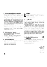 Предварительный просмотр 20 страницы Indexa DF110 Set Operating Instructions Manual