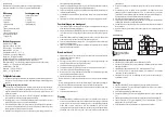 Preview for 3 page of Indexa HA06 Operation And Safety Notes