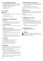 Preview for 24 page of Indexa VT35 Operating Instructions Manual