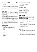 Preview for 3 page of Indexa WA 03 Operating And Safety Instructions Manual