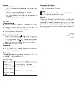 Preview for 8 page of Indexa WA 03 Operating And Safety Instructions Manual