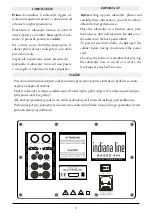 Предварительный просмотр 4 страницы Indiana Line BASSO 840 Owner'S Manual