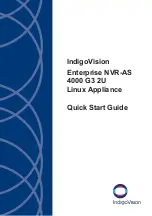 Предварительный просмотр 1 страницы IndigoVision Enterprise NVR-AS 4000 G3 2U Quick Start Manual