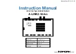 INDIWORK A-LINK2-Volvo Instruction Manual предпросмотр