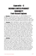 Preview for 115 page of Indmar Premium 400 Operator'S Manual