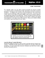 Preview for 8 page of IndoorCycling Group MyRide V3.0 User Manual