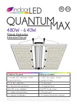 Preview for 1 page of IndoorLED Quantum Max 480W Instruction Manual