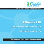 Indu-Sol PROmesh P10 Quick Start User Manual preview