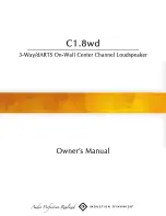 Preview for 1 page of Induction Dynamics C1.8wd Owner'S Manual