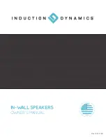 Induction Dynamics ID1.iw Owner'S Manual preview