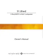 Induction Dynamics S1.8iwd Owner'S Manual preview