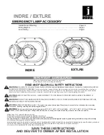 Preview for 1 page of INDURA EXTLRE Manual