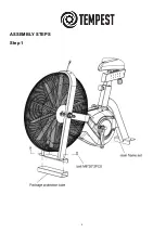 Предварительный просмотр 4 страницы INDUSTRIAL ATHLETIC TEMPEST AIRBIKE User Manual