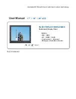 Industrial Automation and Enclosures Inc. RLCD170 User Manual предпросмотр