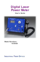 Industrial Fiber Optics 45-545A User Manual preview