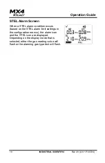Предварительный просмотр 18 страницы Industrial Scientific MX4 iQuad Manual