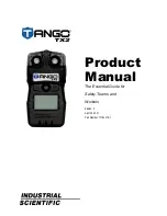 Preview for 1 page of Industrial Scientific TANGO TX2 Product Manual