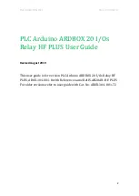 Preview for 3 page of Industrial Shields PLC ARDUINO ARDBOX 20 I/Os User Manual