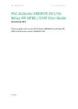 Preview for 2 page of Industrial Shields PLC Arduino ARDBOX User Manual