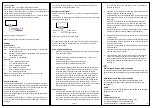 Preview for 2 page of industrie technik CTR25 Instructions Manual