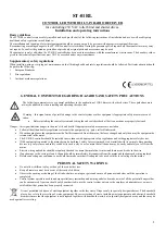 Предварительный просмотр 1 страницы Inel ST-01RL Installation And Operating Instructions