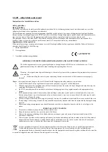 Предварительный просмотр 1 страницы Inel ST-0P Instructions For Installation And Use