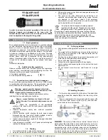 Предварительный просмотр 1 страницы Inel YYGL35P-10/17 Operating Instructions