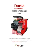 Preview for 1 page of Inelco DANIA Onewheel User Manual