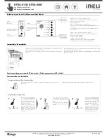 Предварительный просмотр 2 страницы iNels RFSA-61M Manual
